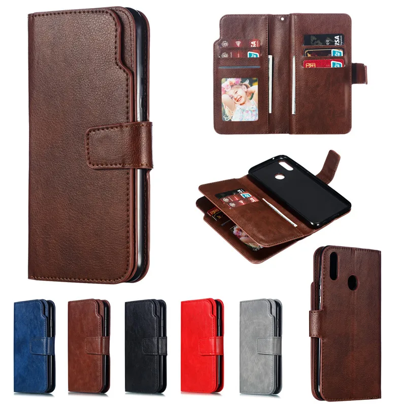 Leather case Huawei Y9 Y7 Y6 P Smart 2019 Case Cover Wallet Magnet Flip Phone case Huawei Y6 Pro 2019 Y7 Prime 2019 Case Cover13