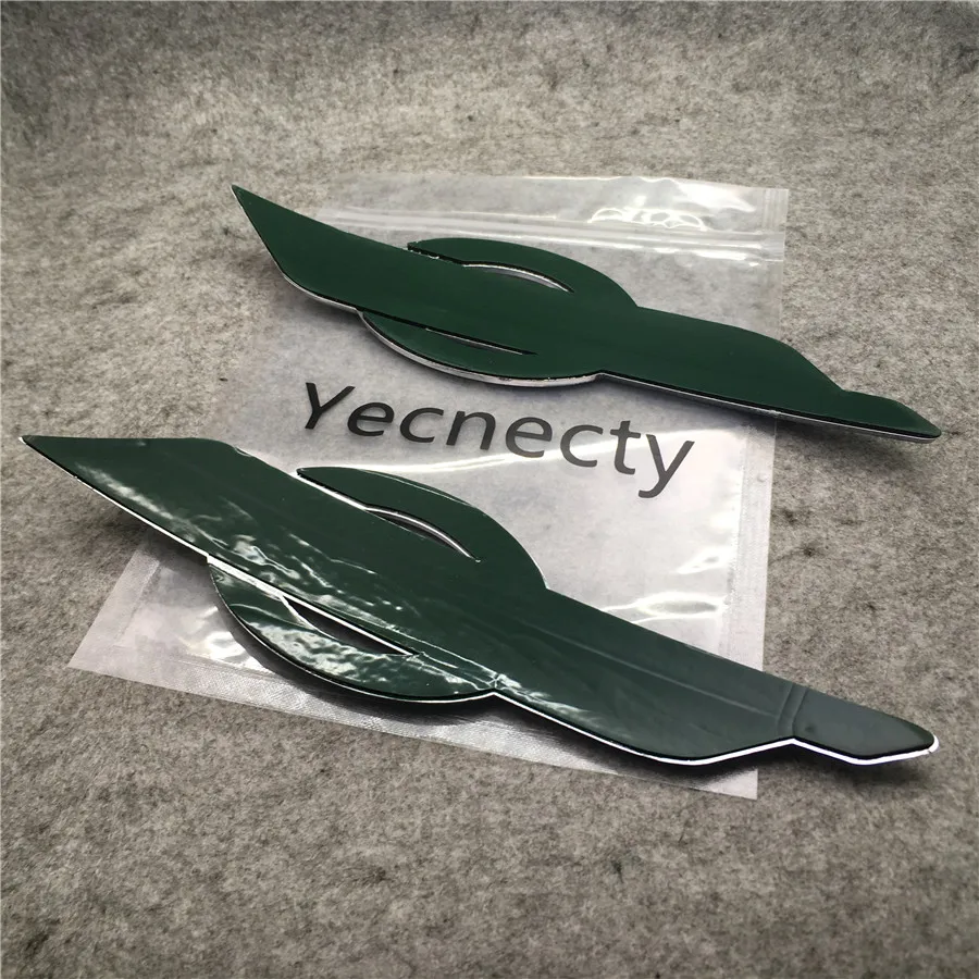 Yecnecty 2 Наклейки на мотоцикл хром топливный бак эмблема значок наклейки для Honda Steed