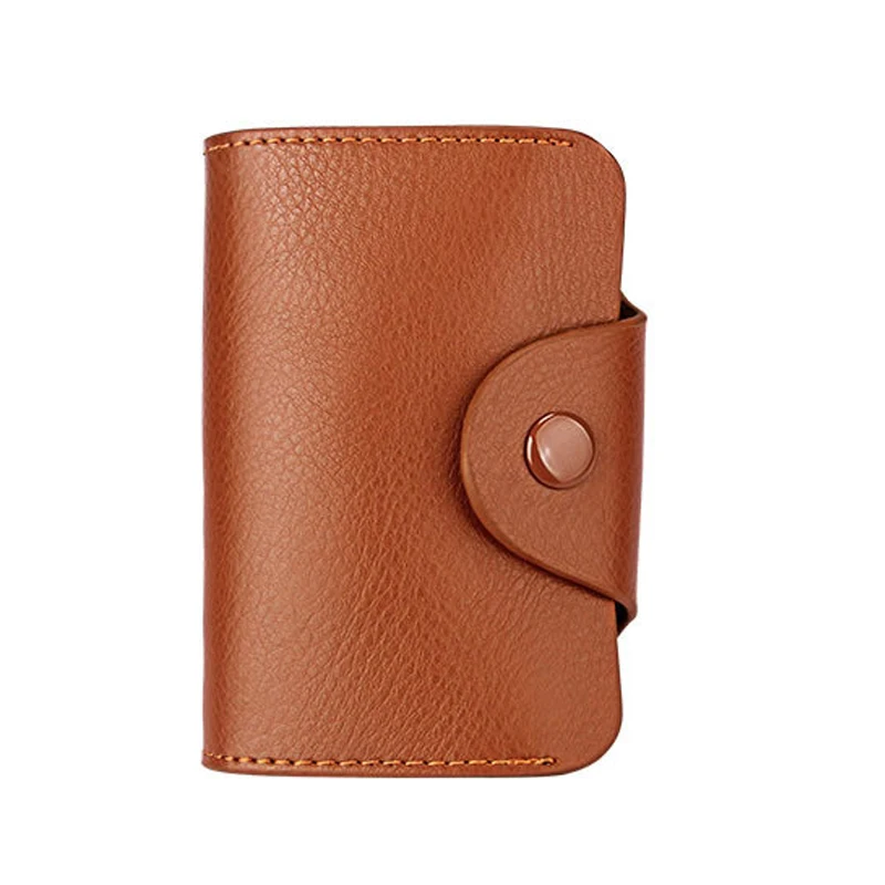 Men Women Business Card Holder Genuine Leather Credit Cards Organizer Bank Card Case Money Wallet Cardholder Porte Carte PC0052 (19)