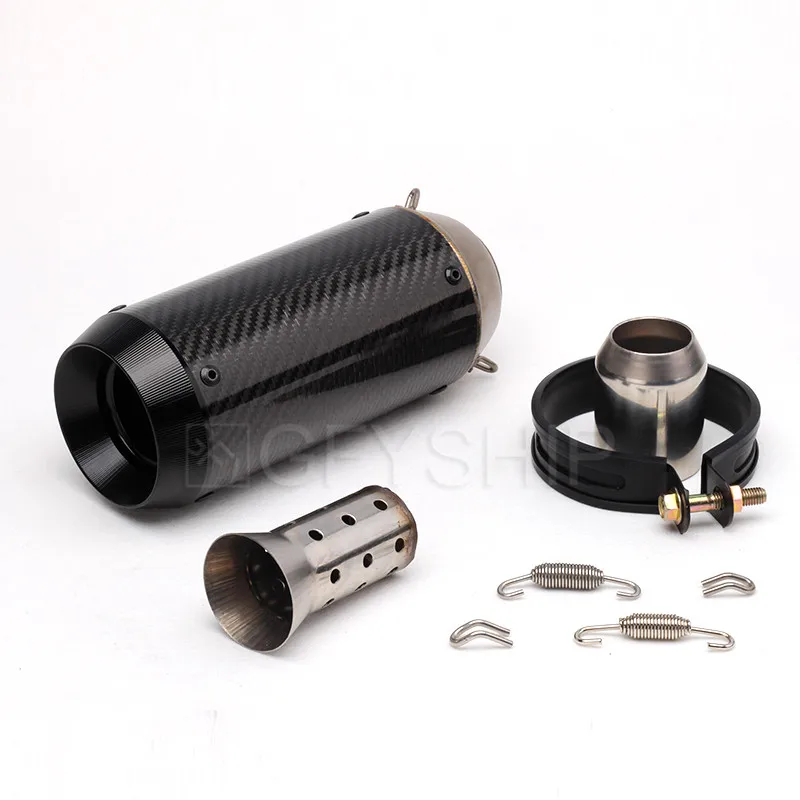 Universal motocicleta Escape Akrapovic silenciador Pit Bike Escape Pot para R6 R3 R15 NC750X RC 390 GSR 600 Z900 ER6N CB1000R R1