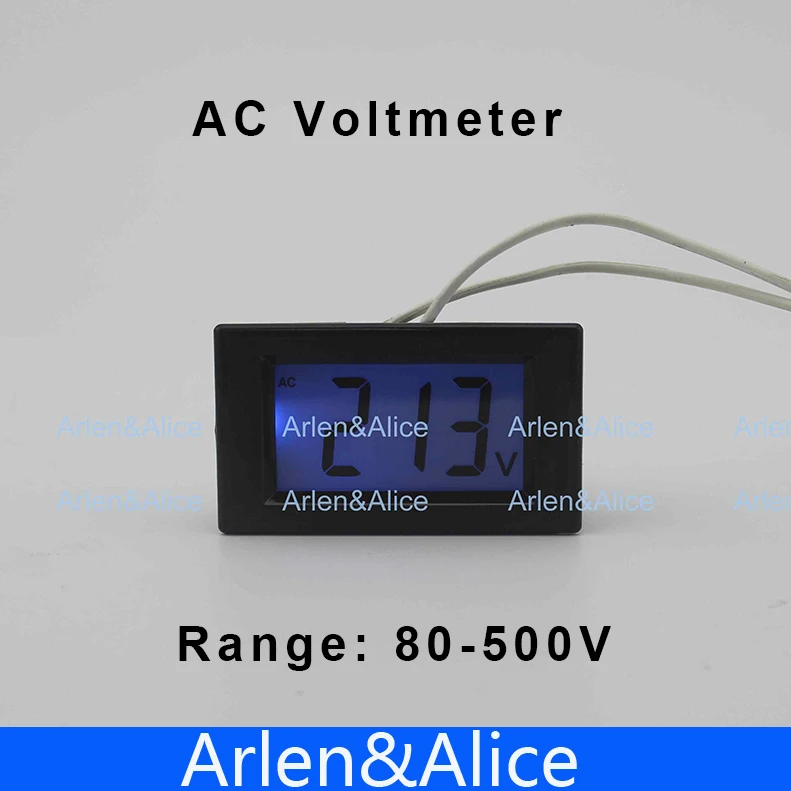 D85 LCD display Voltage meter voltmeter range AC 80 500V Panel Monitor