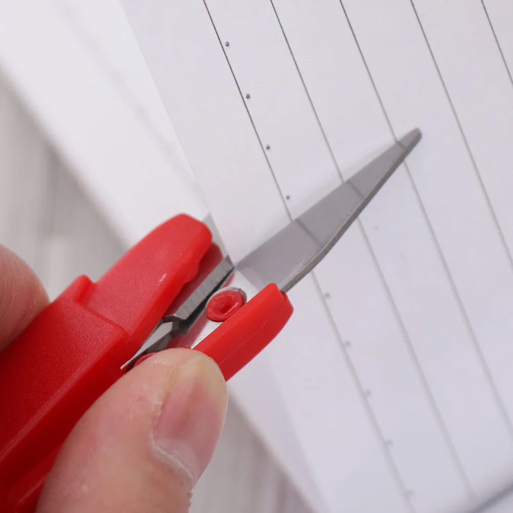 1 шт. U Форма Вышивка крестом ножницы DIY крышка Безопасность Пластик ручка для