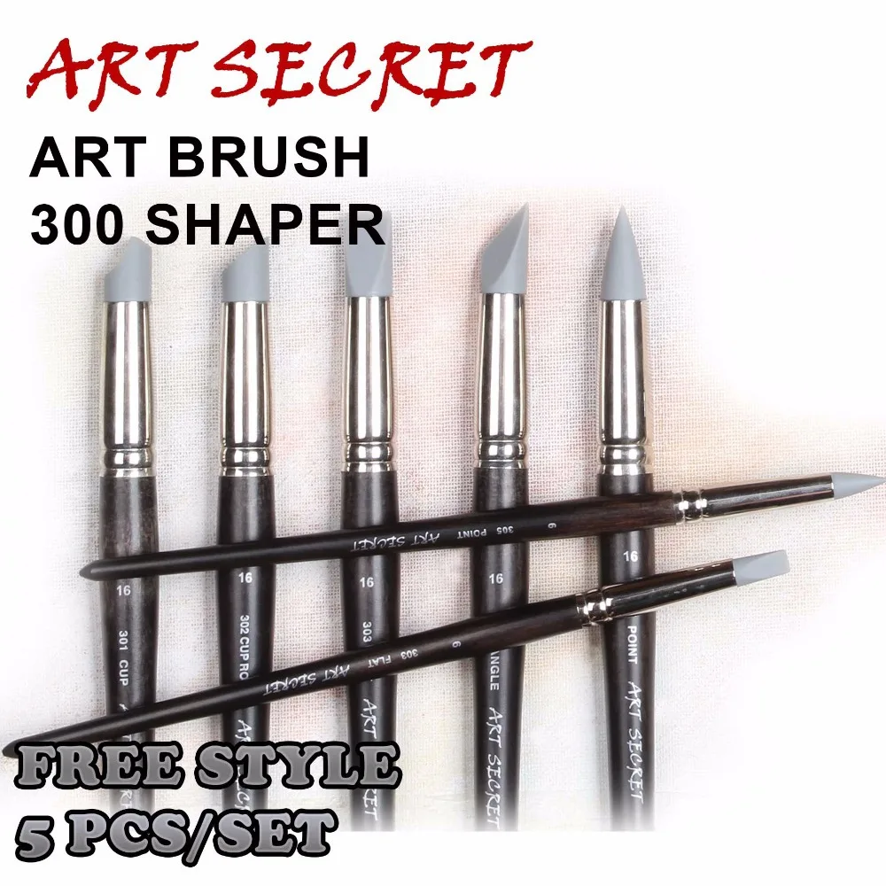 high quality paint art brushes tool free style color shaper 300 5pcs