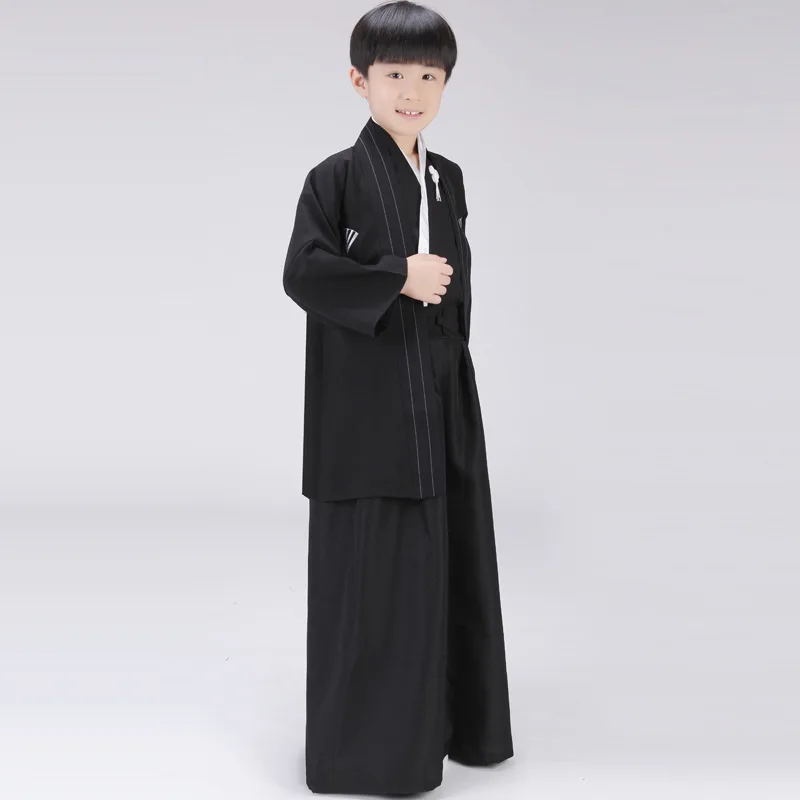 Традиционный японский костюм высшего качества; детское кимоно; традиционная юката для мальчиков; одежда для японских мальчиков; пальто для выступлений; 18