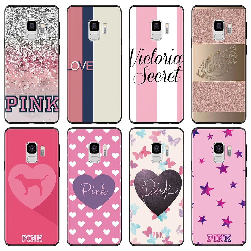 

LOVE PINK Girl Case For Samsung Galaxy S10 S8 S9 Plus S7 S6 Edge A6 A8 Plus A9 A7 2018 A50 A70 A30 A40 A3 A5 2017 2016 Case TPU