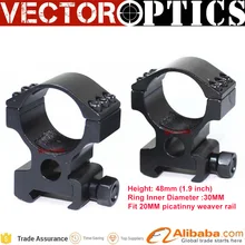 10 шт. векторная оптика высокий тактический прицел кронштейн для прицела кольца 30 мм на 20 мм Вивер Пикатинни