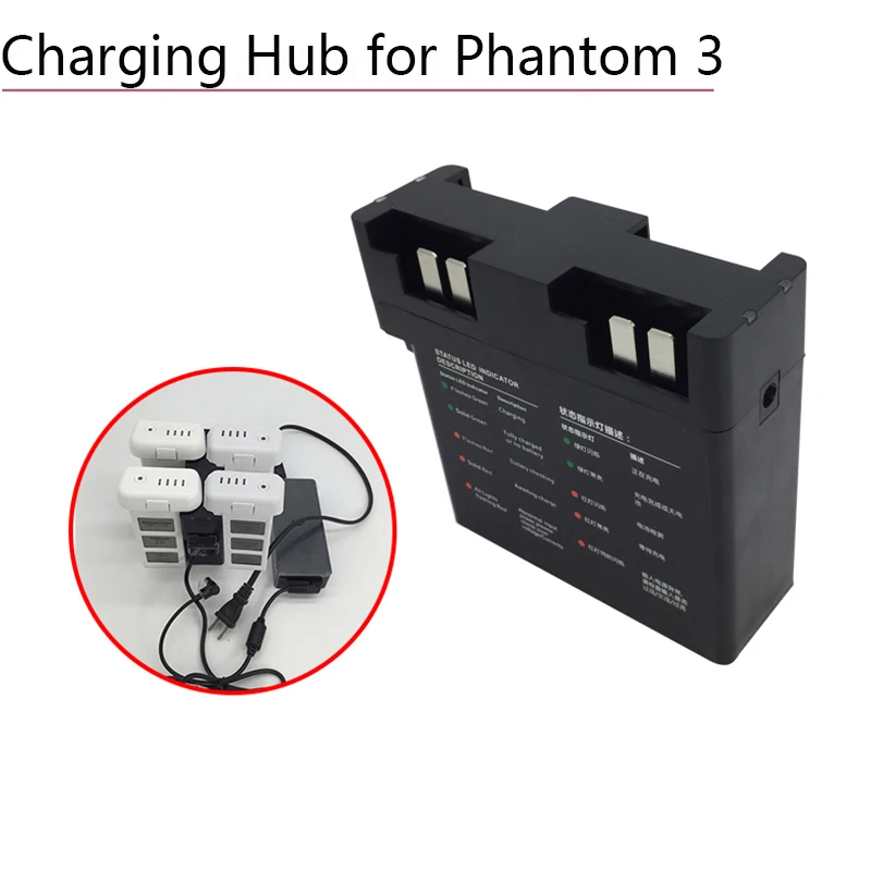 

Battery Manager for DJI Phantom 3 3A 3P 3S SE Charger Board Adapter Parallel Charging Hub Camera Drone Spare Parts Accessories