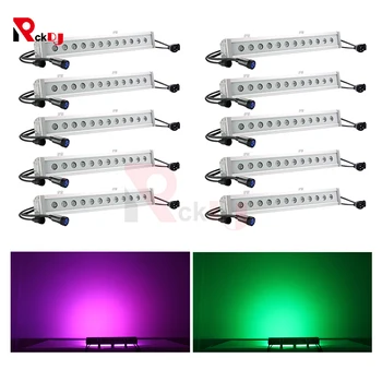 

10pcs 12x10w RGBW 4in1 Outdoor Led Bar Waterproof Wall Washer Led Dmx Dj Stage Light For Landscape Lighting