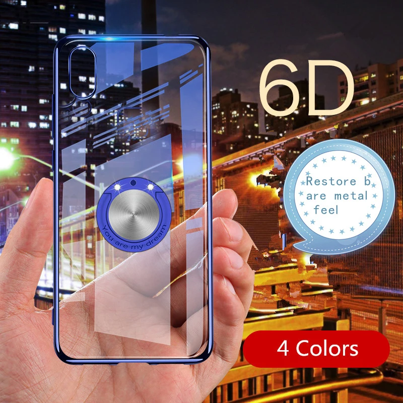 Finger Ring Cover For Huawei Mate 20 Pro Mate 20x Mate 9Mate 10 Case Transparent Clear PC Back Cover For Huawei Mate 20 Pro   (3)