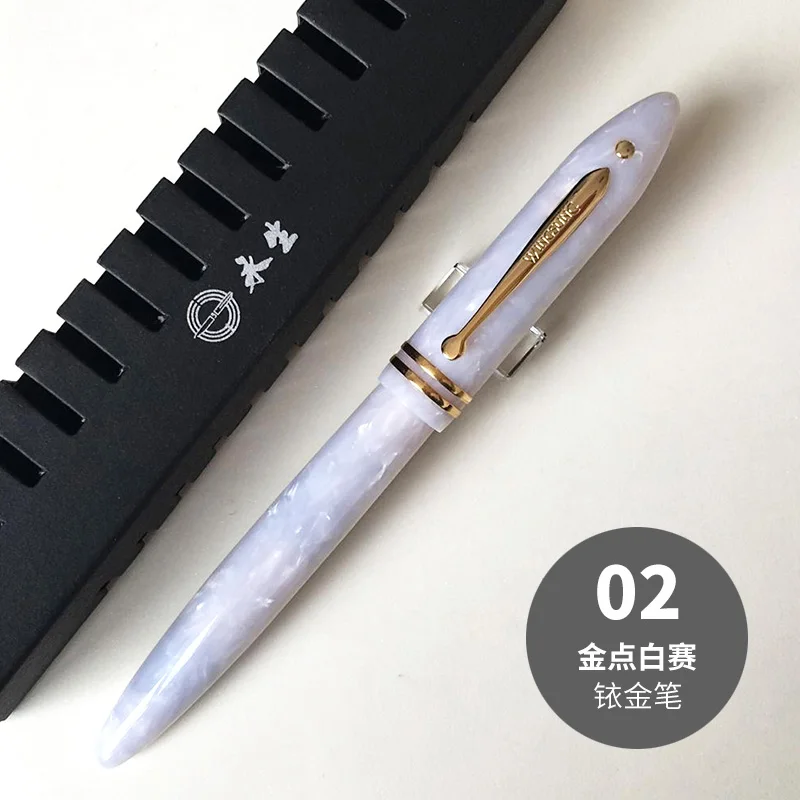 Классическая оригинальная перьевая ручка wingsung 626 Boutique celluloid из иридия 0 5 мм
