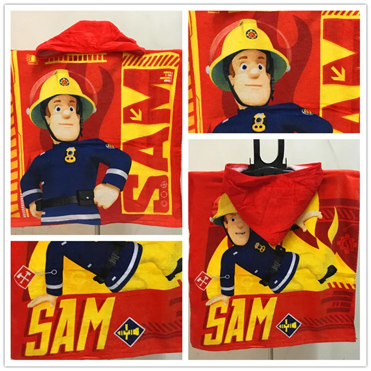 fireman sam beach towel