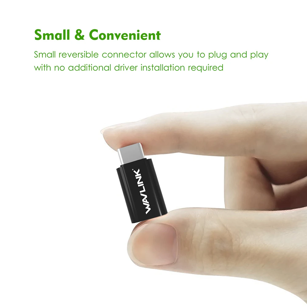Адаптер Wavlink 4 шт. USB C usb type к Micro OTG переходник с 56 K зарядкой синхронизация данных
