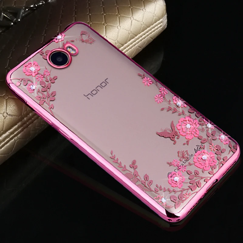 luxury diamond soft tpu back for huawei y5 ii y5II 2 cun-u29 silicon silicone phone cases accessories - buy at the price of $3.37 in aliexpress.com | imall.com