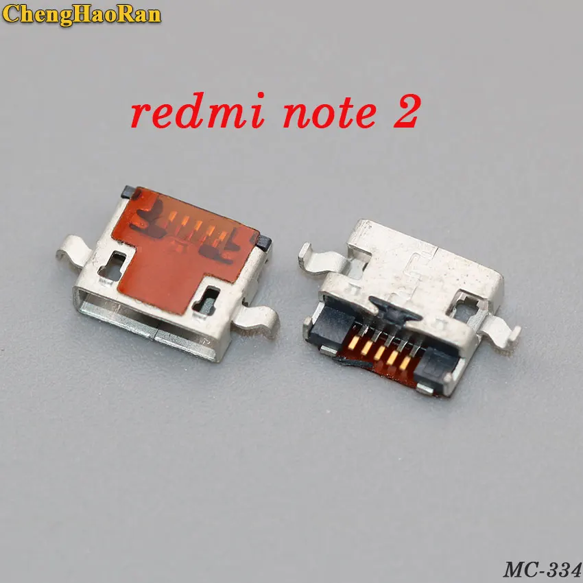 ChengHaoRan 5 шт. 10 шт. Micro USB для Xiaomi Redmi NOTE 1/2/3/4/5/5A/5pro NOTE 4X Разъем гнездо для зарядки женский порт - Цвет: NOTE 2