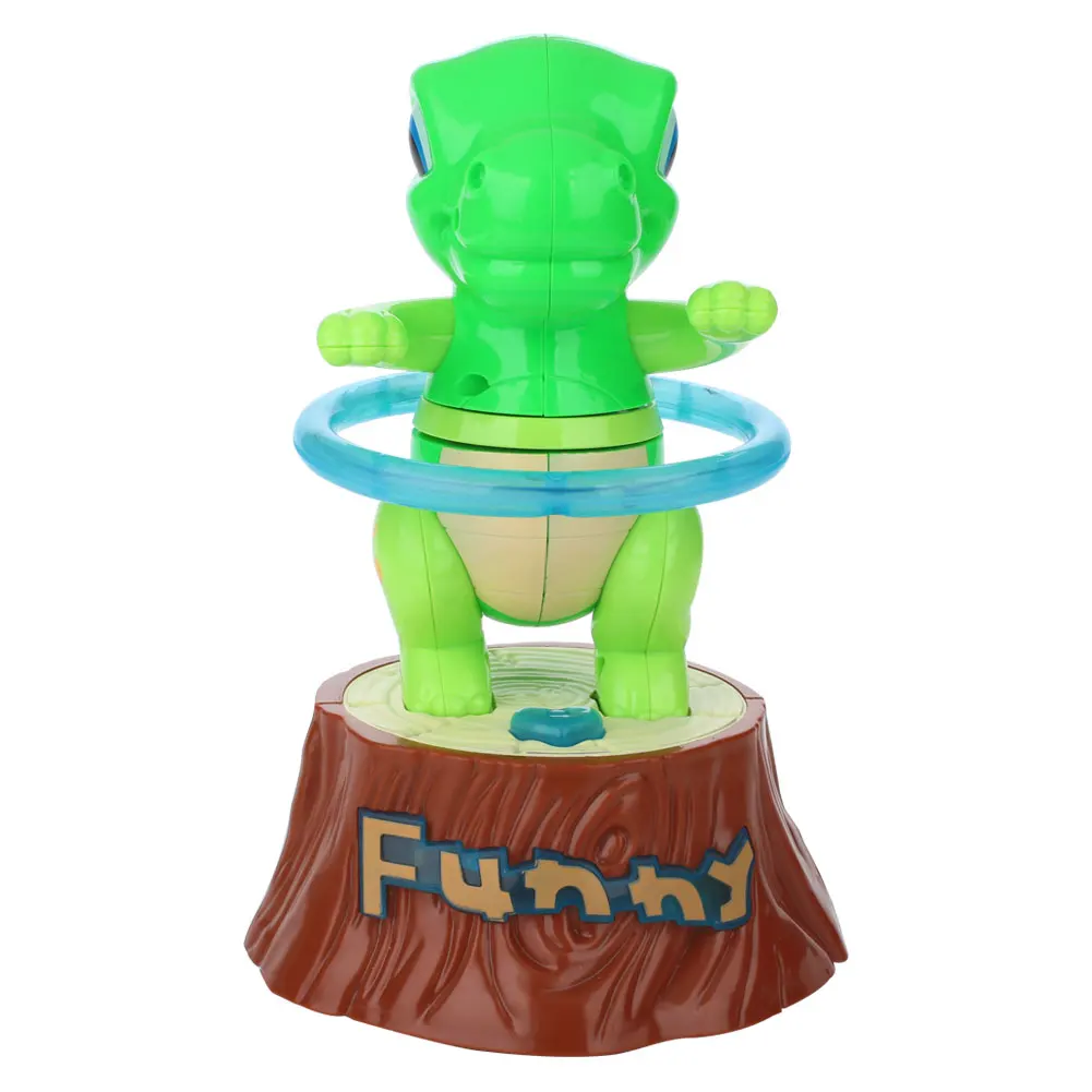 Electric Dinosaur Plastic Beginning Ability Entertainment Educational Green Collection Kids Game Decoration Toy