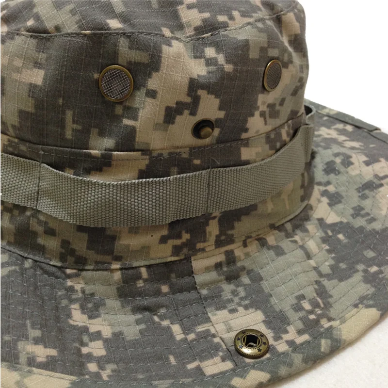 Камуфляжная черная кепка ACU Jungle Digital Boonie тактическая непальская в стиле милитари