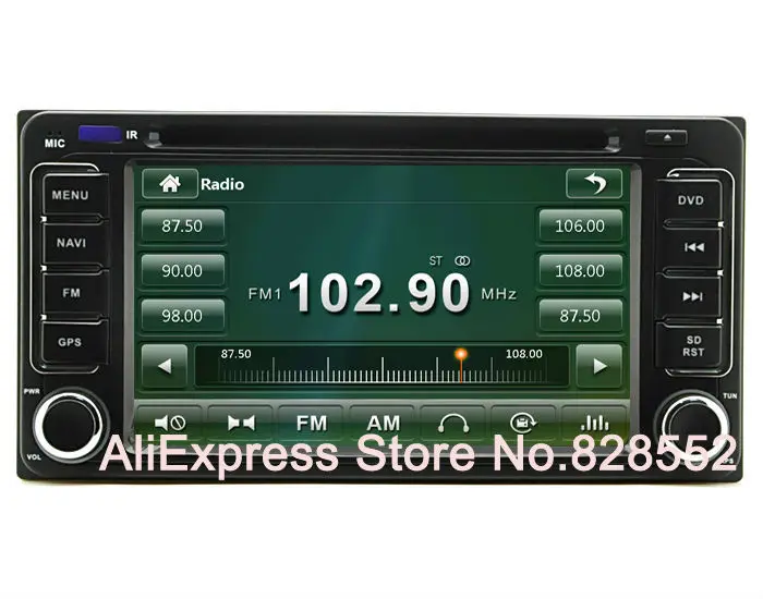 Discount Free Shipping Car DVD GPS For Old Series Toyota RAV4 corolla Land Cruiser Prado Camry Previa With Radio MP3/MP4 Ipod BT 4