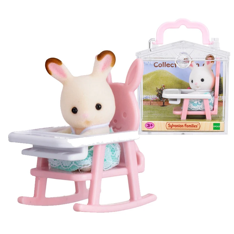 Набор сидений с кроликом и обеденным стулом Sylvanian Families кукольный домик животными