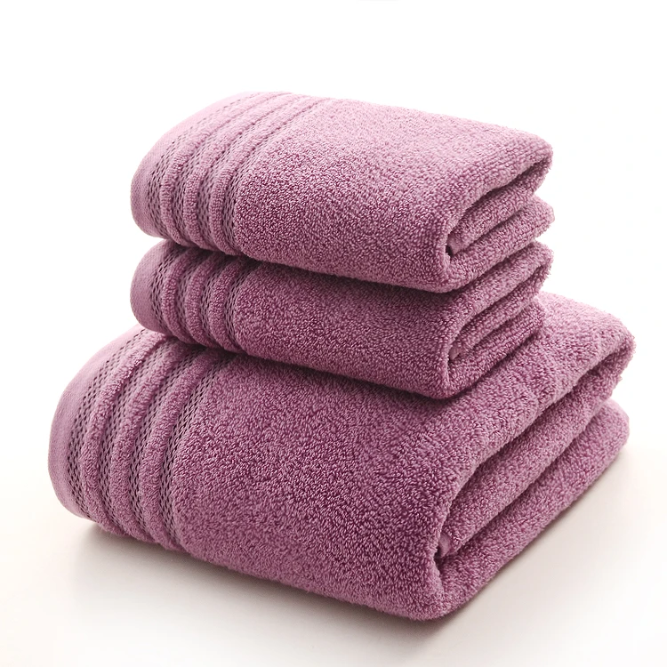 ZHUO MO, хлопок, 1 шт., полотенце для лица для взрослых, плотное, для ванной комнаты, супер впитывающее полотенце, 34x74 см, розовое, фиолетовое, полотенце для рук