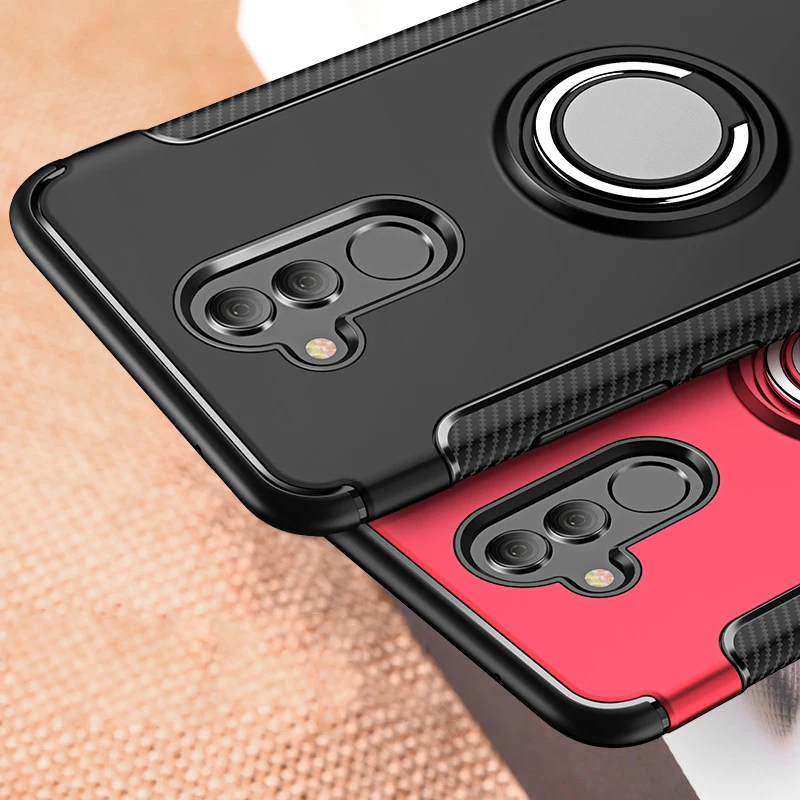 

Finger Ring 360 Full Protector Case Huawei Mate 20 Lite Mate 20 Pro 10 Lite Pro Armor Hybrid Cover Silicone Case Huawei P20 Lite