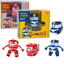 Hot Sale font b Robot b font Trains Transformation Kay Alf Dynamic Train Family Deformation Train