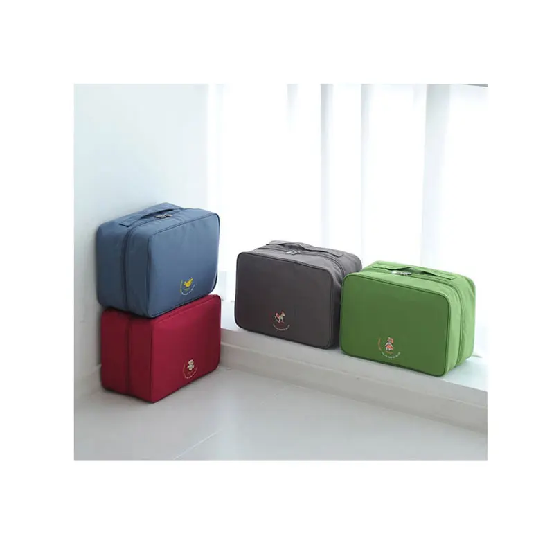 

Large Capacity Women Travel Duffle Business Clothes Organizer Polyester Travel Trolley Bags Size L:38x27x18cm