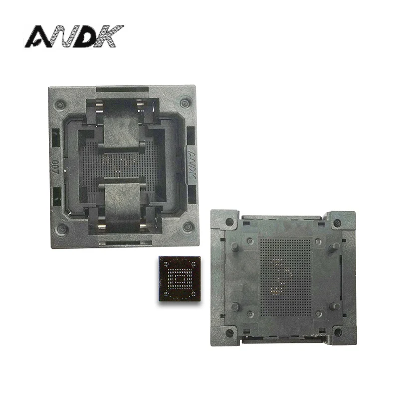 EMMC153/169 считыватель тестовых сокетов IC Размер корпуса 11 5x13 мм шаг 0 5 BGA153 BGA169