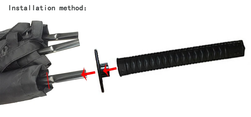 Дропшиппинг зонт-самурайский меч японский ниндзя-как солнце дождь прямой зонт длинная ручка большой Ветрозащитный