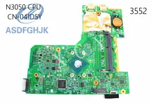 Laptop Motherboard 41D5Y 041D5Y CN-041D5Y PARA Dell PARA Inspiron 3000 DDR3L N3050 15-3552 Motherboard Integrado 100% Testado OK
