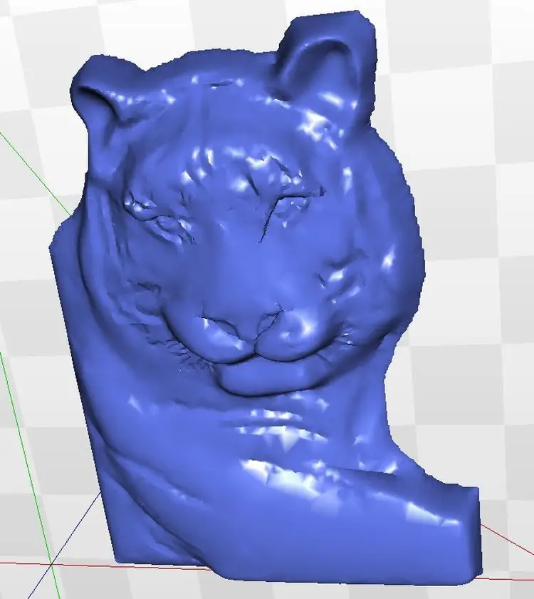 

relief  3d  model   for cnc tiger_1 in STL file