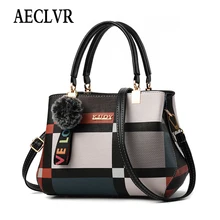 AECLVR, повседневная сумка-тоут, женские сумки, клетчатые роскошные сумки, женские сумки, дизайнерские сумки, известный бренд, высокое качество, сумка-мессенджер
