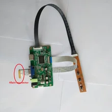 Для B156XTN05.3 LCD EDP 40Pin DIY KIT драйвер vga 15," монитор экрана 1366X768 плата контроллера