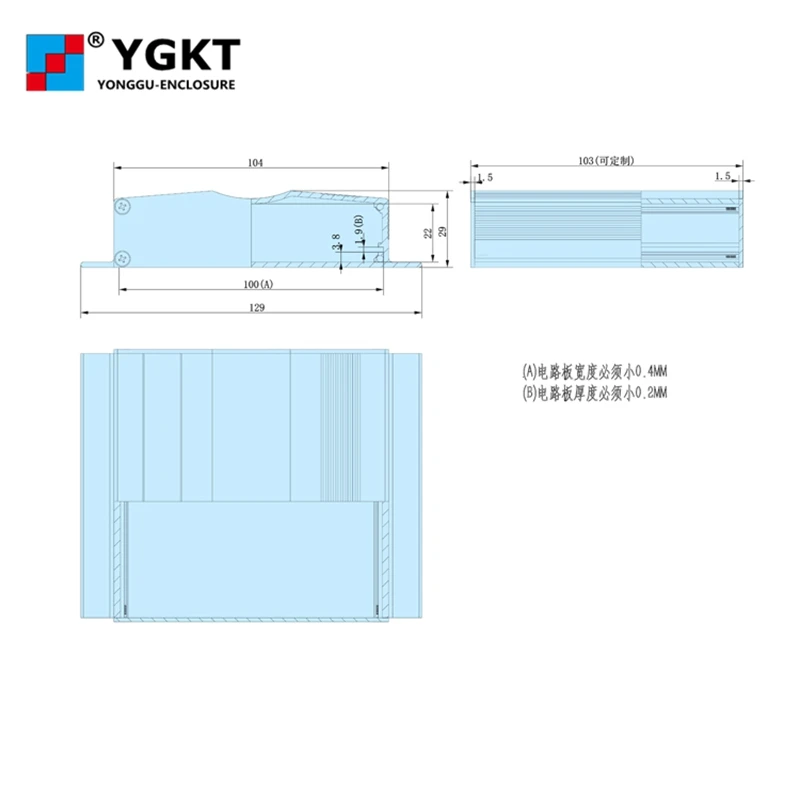 J30 129W29H мм/5 08 ''x 1 14'' электронная алюминиевая фотография|box box|box electronicbox enclosure |