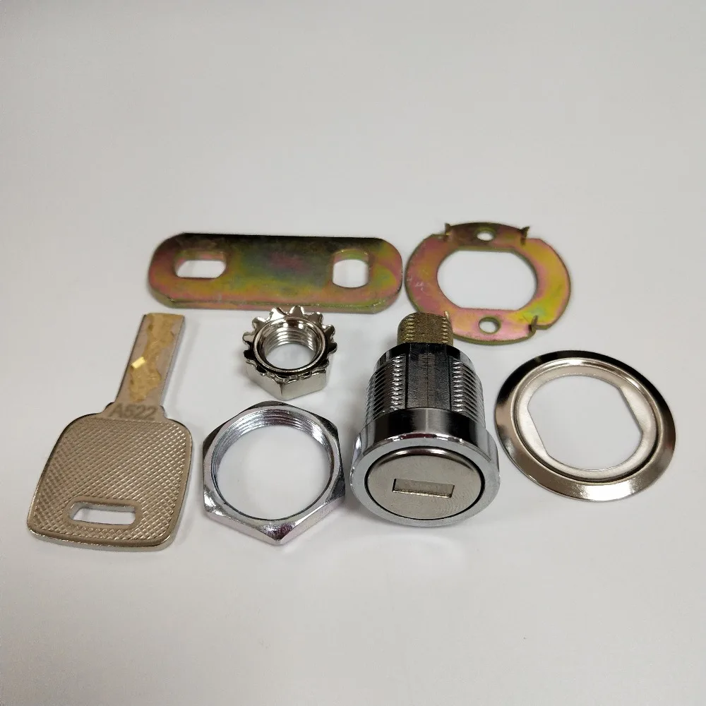 

Raylock M19 hex nut fixing cam lock storage cabinet lock 27mm filling cabinet latch lock