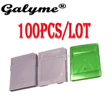 100 шт./партия, серый прозрачный зеленый сменный игровой картридж, чехол Корпус оболочка для GameBoy, цветной чехол для мальчика, карточка Advance