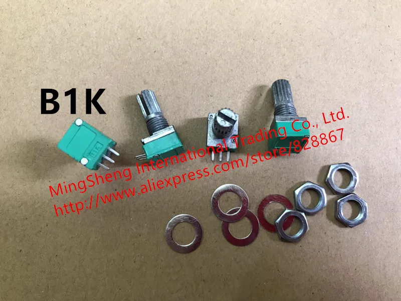 Оригинальный новый 100% одиночный потенциометр 097 B1K Премиум Стерео герметичный