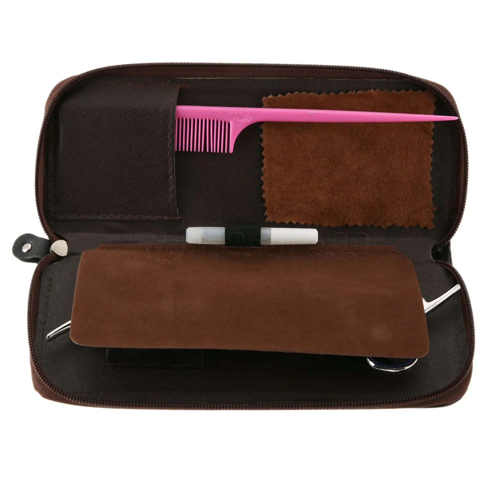 Чехол для парикмахерской из ПУ кожи 2 шт.|scissor bag|leather scissor casesbag barber |
