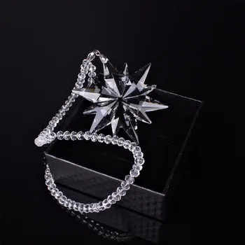 

2017New Arrived Transparent Car Accessories Beautiful Window Austrian Crystal Pendant Wedding Paty Decoration Christmas ornament