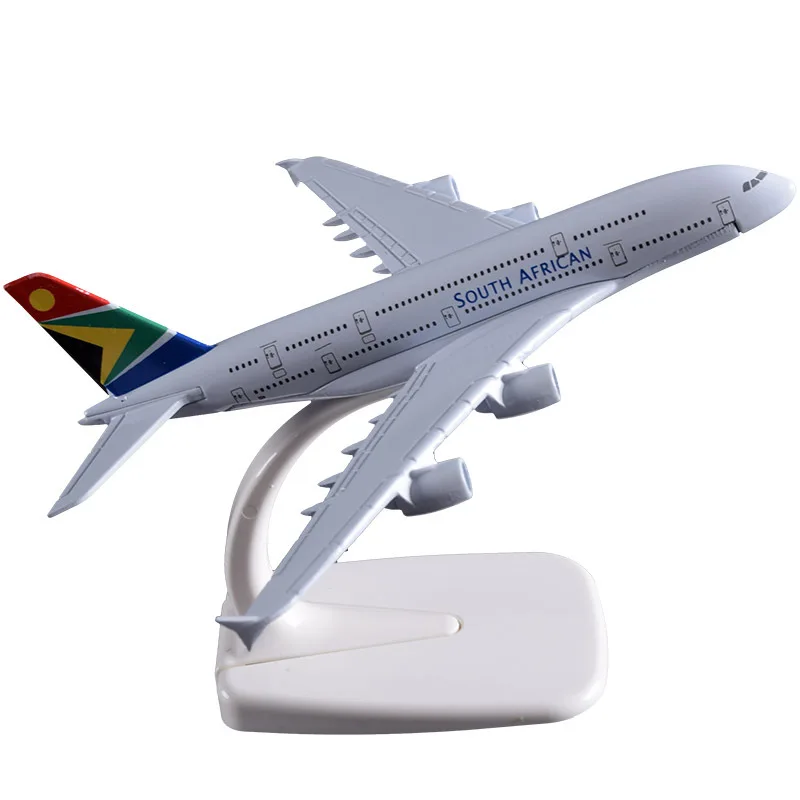 Модель самолета A380 16 см авиационная модель авиационного Южной Африки