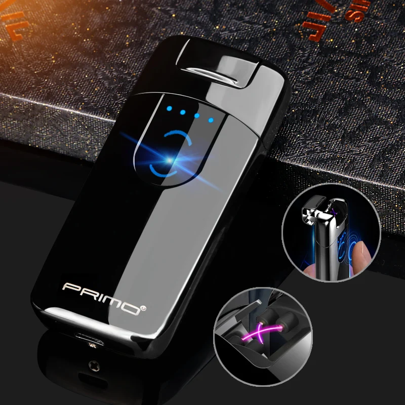 Новинка 2019 двухдуговая USB Зажигалка перезаряжаемая Электронная зажигалка