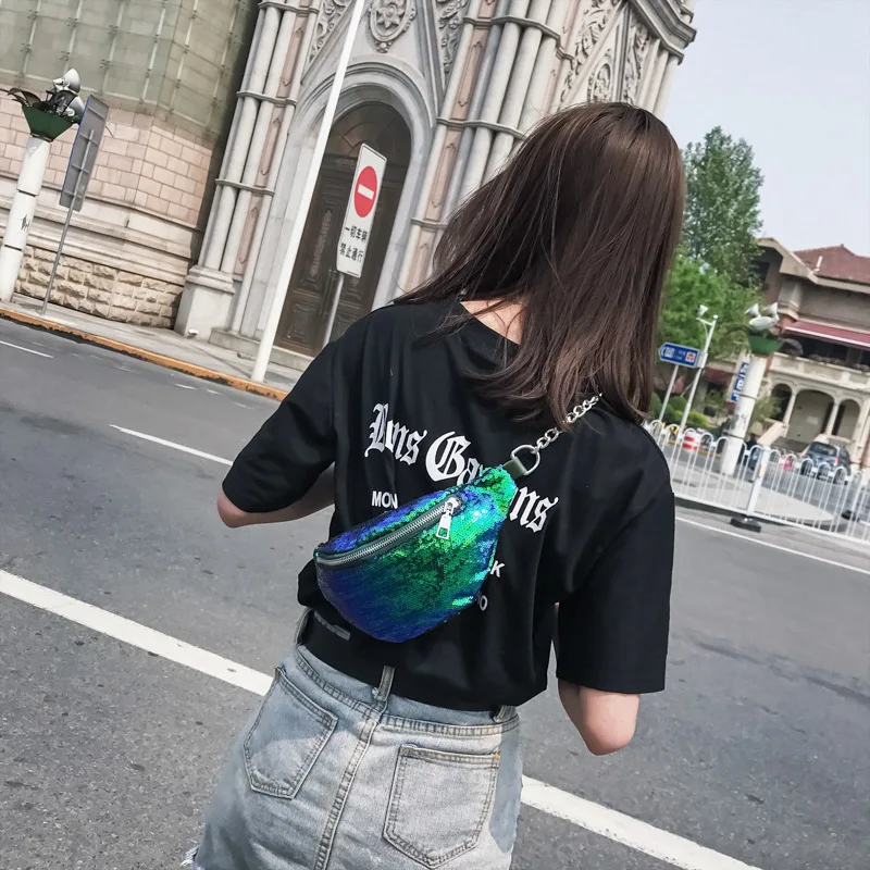 Super Hot Lady Fashion Sequins Waist Packs Functional Fanny Pack Multifunctional Waist Bag High Quality Belt Bag Free Shipping Super Hot Lady Fashion Sequins Waist Packs Functional Fanny Pack Multifunctional Waist Bag High Quality Belt Bag Free Shipping