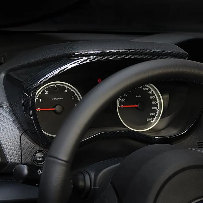 

For Subaru Forester 2019 Car Dashboard Instrument Decoration Frame Trim Car Styling Interior ABS Car Accessories