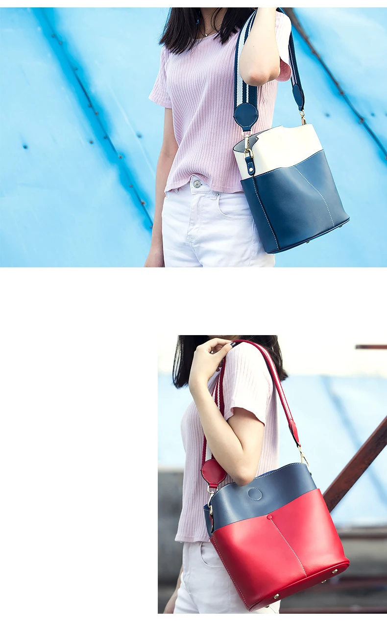Women genuine leather shoulder bag 12