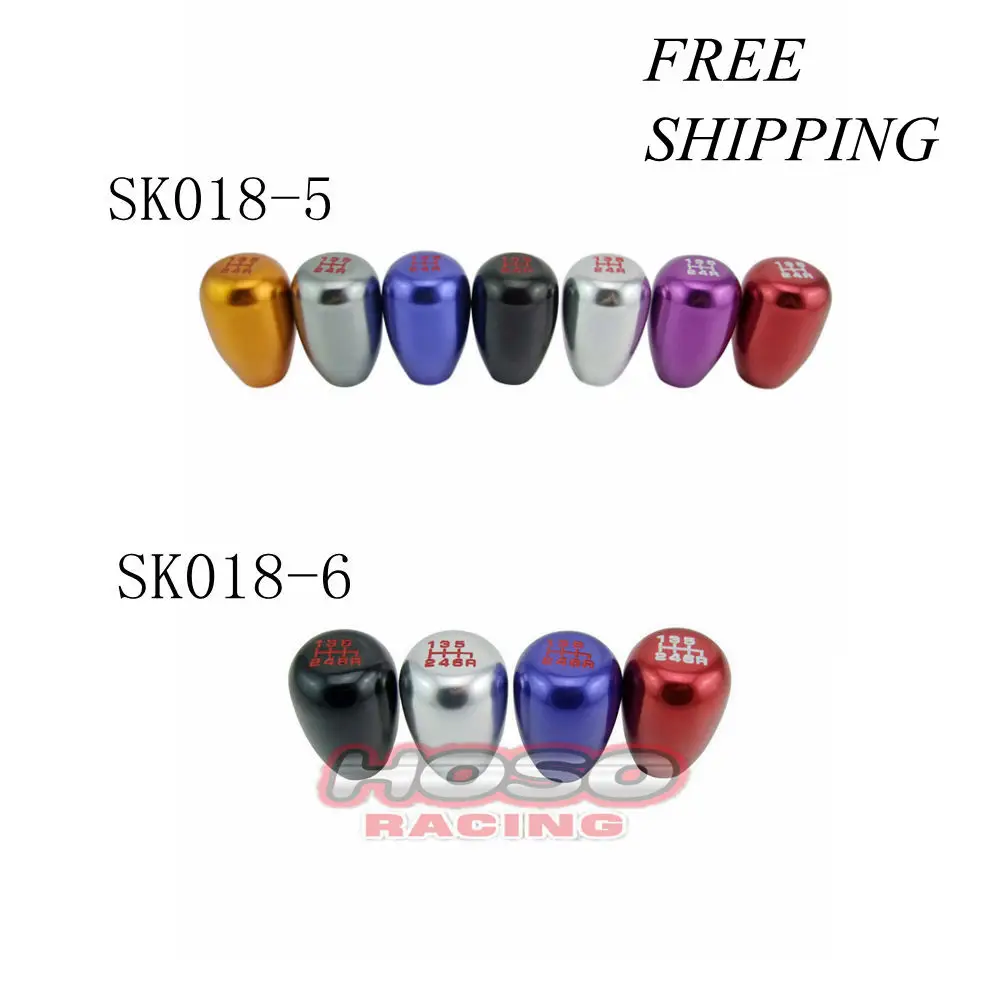 Universal 5 Speed Gear Shift Knob /Aluminum Shift Knob Type for Honda