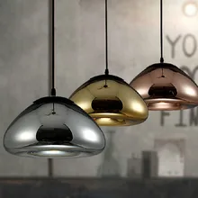 2015 New fashion pendant light colored glass hanging lampE27 110 / 220Vpendant lamp for home decor restaurant luminarias abajour