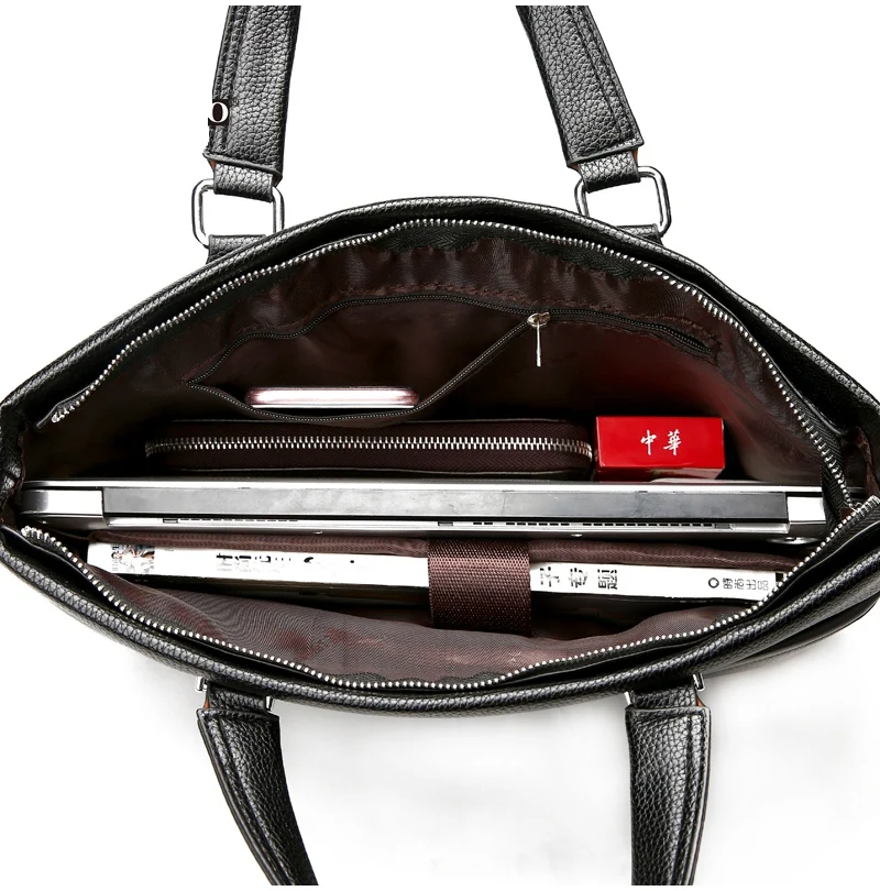 FEIDIKABOLO для мужчин сумки новая мода компьютер Бизнес сумка отдых большая вместимость портфели известный бренд кожа Повседневное