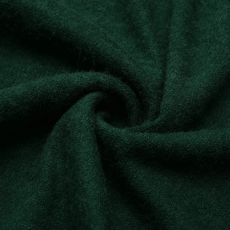 Black/Green 2017 Hot Sale Autumn Winter Dress Women's Long Sleeve Knitted Button Dress Ladies Casual Party Dress  With Belt