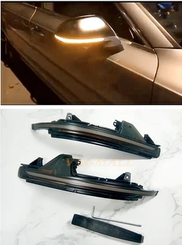 

Turn Signal Dynamic LED Side Wing Rearview Mirror Indicator Blinker Light Sequential Blink Turn Signal Light For Audi A7 S7 RS7