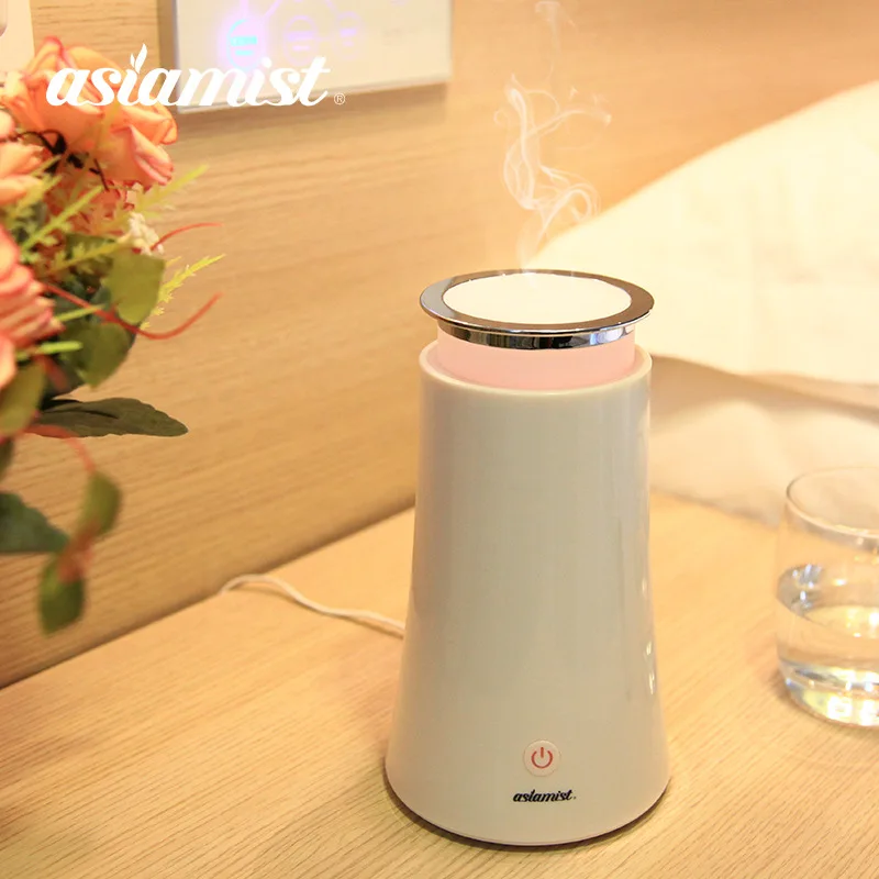 

New Lighthouse Humidifier DC24V 75ML Household Ultrasonic Air Humidifier Colorful Light Aroma Essential Oil Diffuser