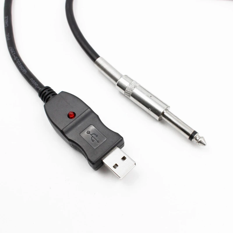 Лучшие предложения W780 3M бас гитары 1/4 'ƌ 3 мм разъем USB Подключение инструмент